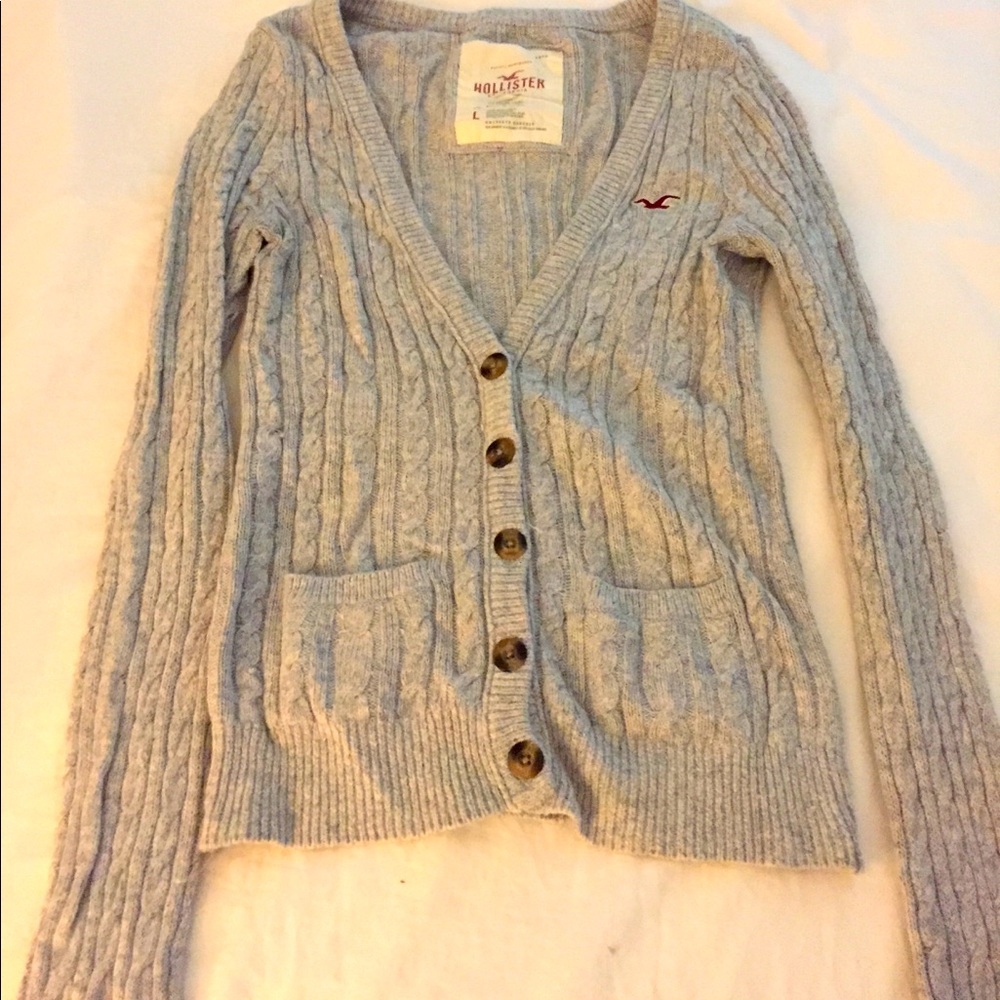 Hollister grey sweater